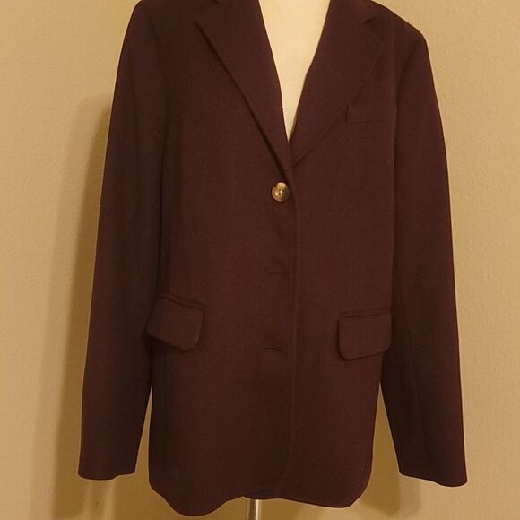 Ll bean wool Blazer size 16 - Picture 11 of 12